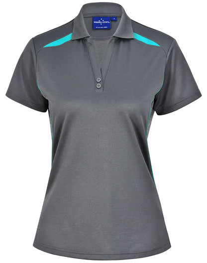 Ladies Sustainable Poly/Cotton Contrast SS Polo PS94 - PrintaPromo