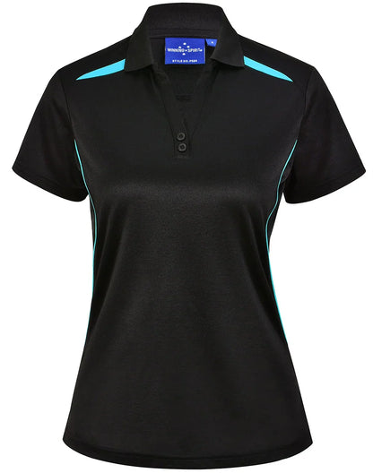 Ladies Sustainable Poly/Cotton Contrast SS Polo PS94 - PrintaPromo