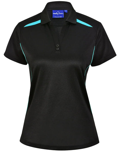 Ladies Sustainable Poly/Cotton Contrast SS Polo PS94 - PrintaPromo