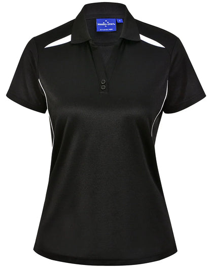 Ladies Sustainable Poly/Cotton Contrast SS Polo PS94 - PrintaPromo