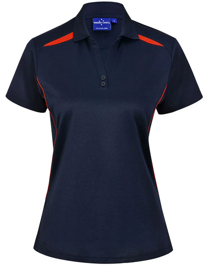 Ladies Sustainable Poly/Cotton Contrast SS Polo PS94 - PrintaPromo