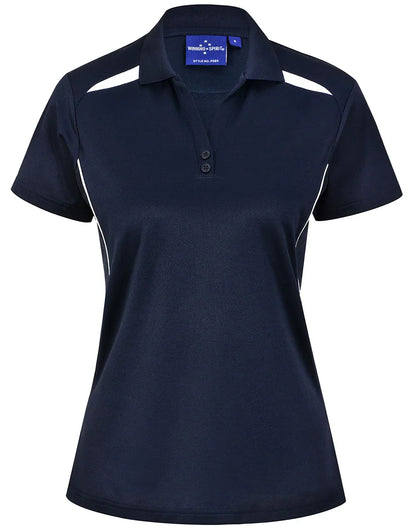 Ladies Sustainable Poly/Cotton Contrast SS Polo PS94 - PrintaPromo