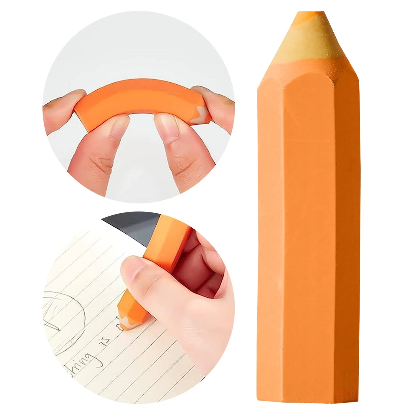 Pencil Shaped Rubber Eraser - PrintaPromo
