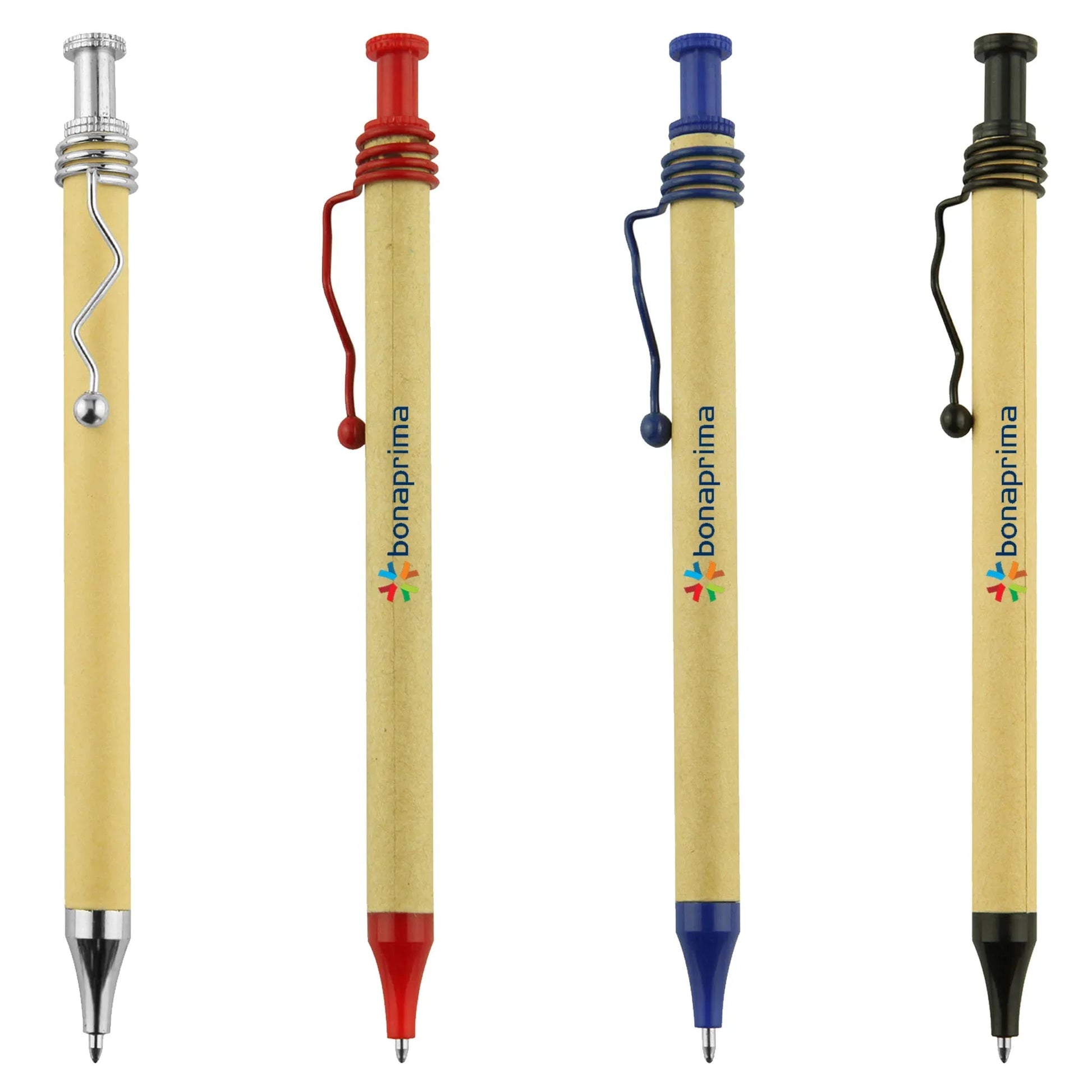 Spiral Recycled Cardboard Pen - PrintaPromo