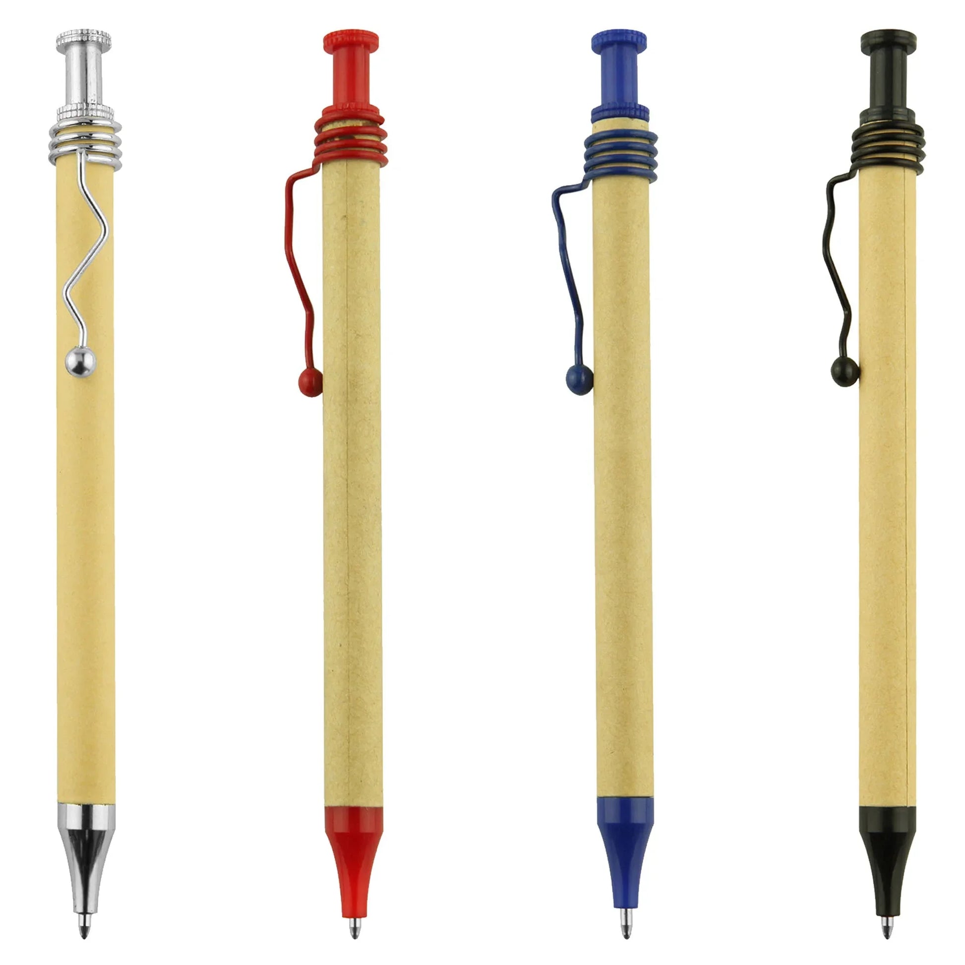 Spiral Recycled Cardboard Pen - PrintaPromo