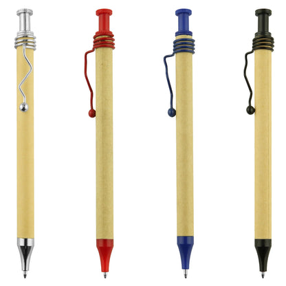 Spiral Recycled Cardboard Pen - PrintaPromo