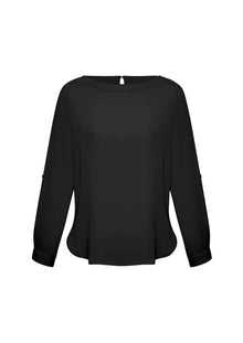 Ladies Madison Boatneck Blouse S828LL - PrintaPromo