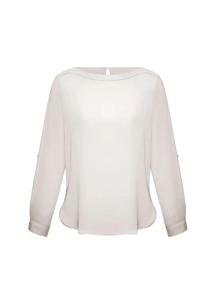 Ladies Madison Boatneck Blouse S828LL - PrintaPromo