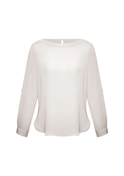 Ladies Madison Boatneck Blouse S828LL - PrintaPromo