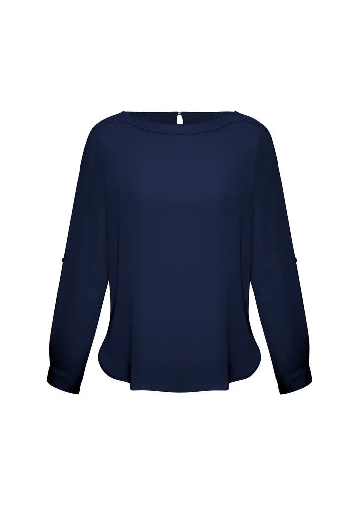 Ladies Madison Boatneck Blouse S828LL - PrintaPromo