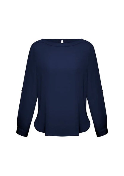 Ladies Madison Boatneck Blouse S828LL - PrintaPromo