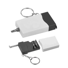 Mini Screwdriver Tape Key Ring - PrintaPromo