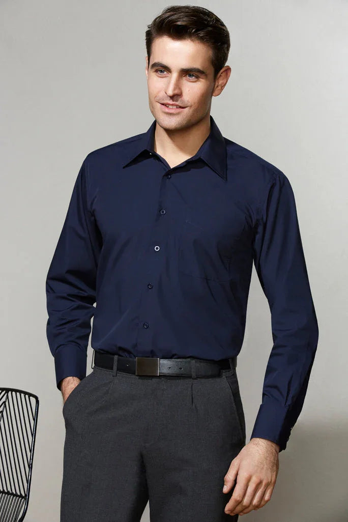 Mens Metro Long Sleeve Shirt SH714 - PrintaPromo