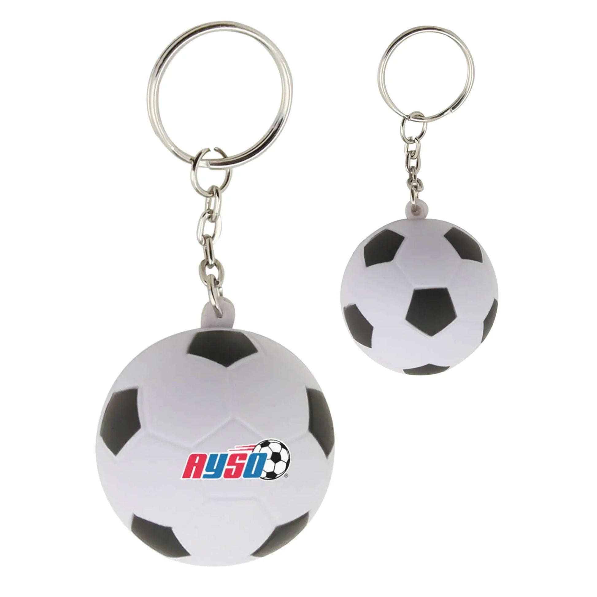 Stress Soccer Ball Key Ring - PrintaPromo