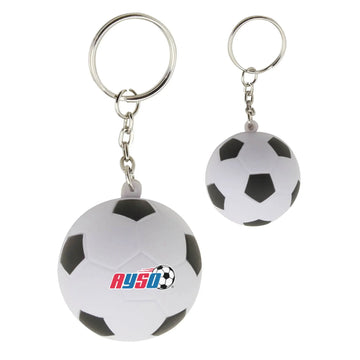 Stress Soccer Ball Key Ring - PrintaPromo