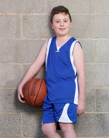 Kids CoolDry® Basketball Contrast Colour Shorts SS23K - PrintaPromo
