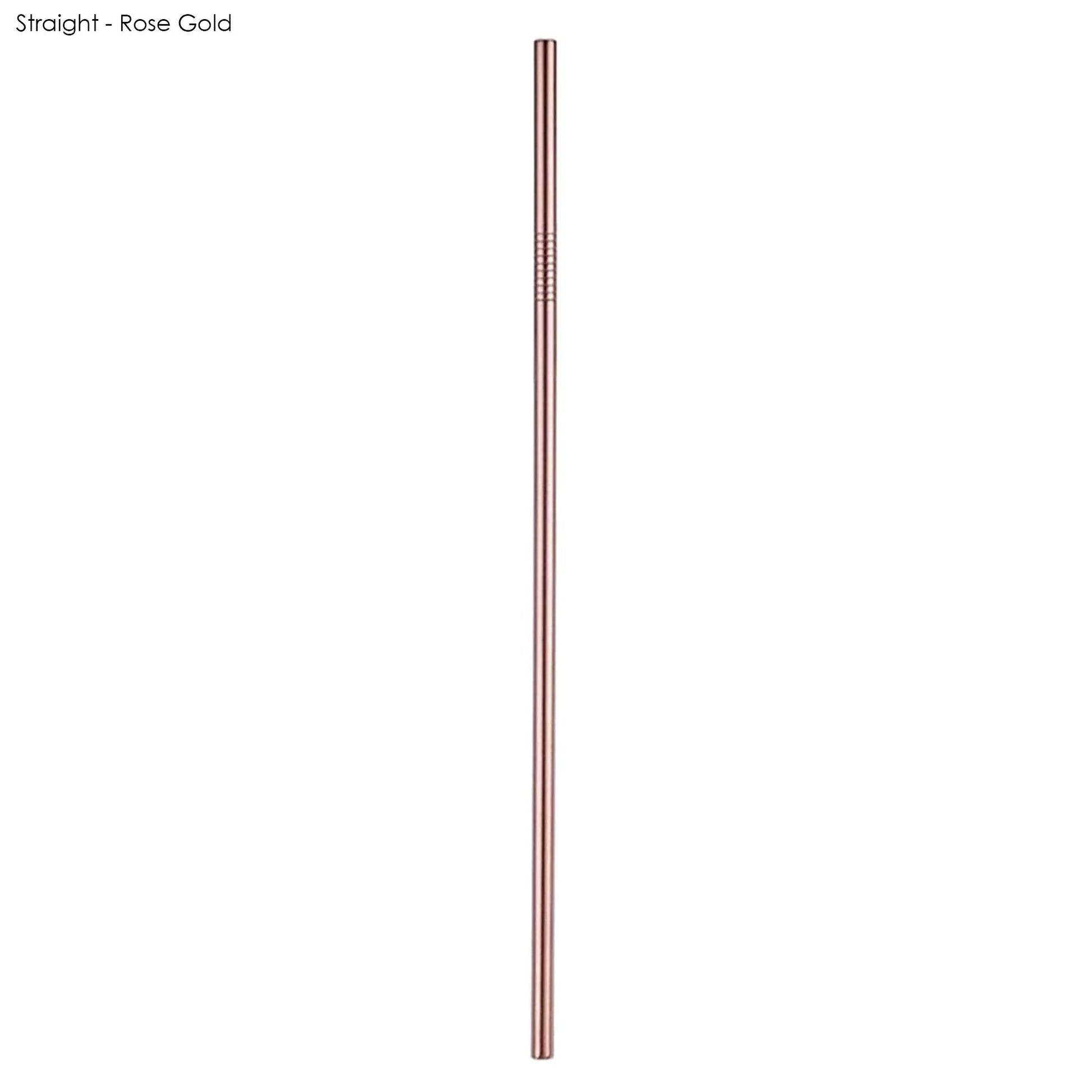 Stainless Steel Straw 6mm x 215mm - PrintaPromo
