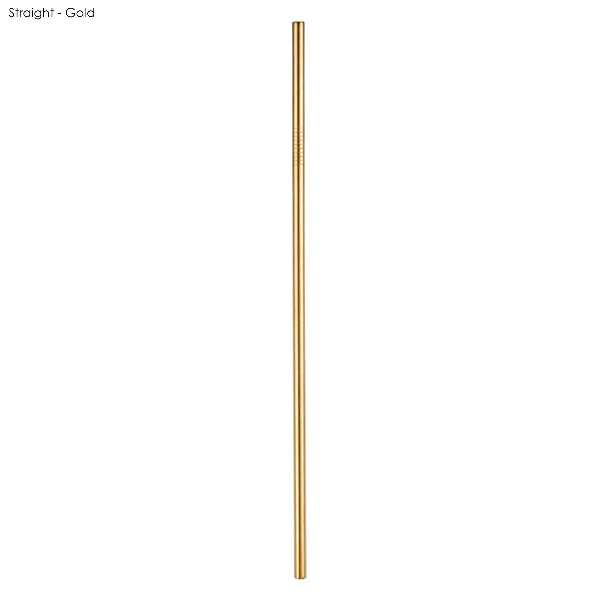Stainless Steel Straw 6mm x 266mm - PrintaPromo