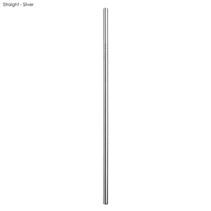 Stainless Steel Straw 6mm x 266mm - PrintaPromo