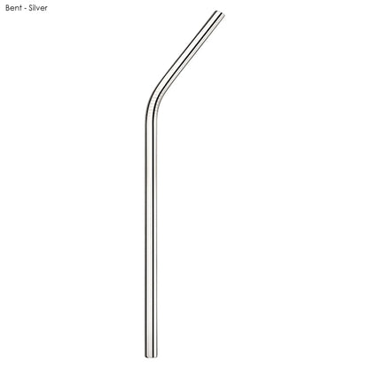 Stainless Steel Straw 8mm x 215mm - PrintaPromo