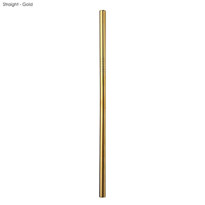 Stainless Steel Straw 8mm x 215mm - PrintaPromo