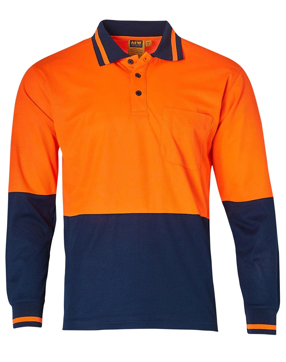 TrueDry® Long Sleeve Safety Polo SW11 - PrintaPromo