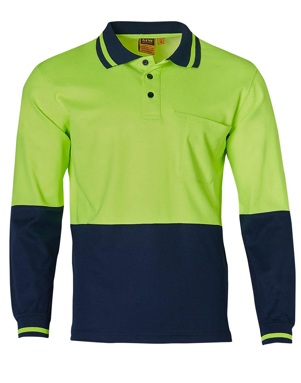 TrueDry® Long Sleeve Safety Polo SW11 - PrintaPromo