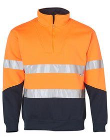 Mens High Visibility Long Sleeve Fleecy Sweat SW14 - PrintaPromo