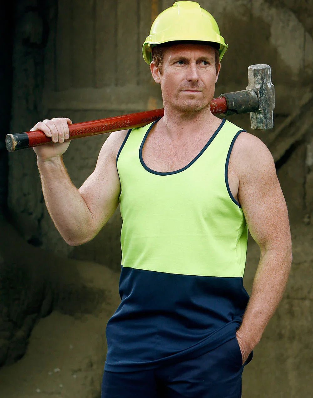 High Visibility TrueDry® Mesh Knit Safety Singlet SW15 - PrintaPromo