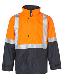 Hi-Vis Two Tone Rain Proof Safety Jacket With Mesh Lining and 3M Scotchlite Reflective Tapes SW18A - PrintaPromo