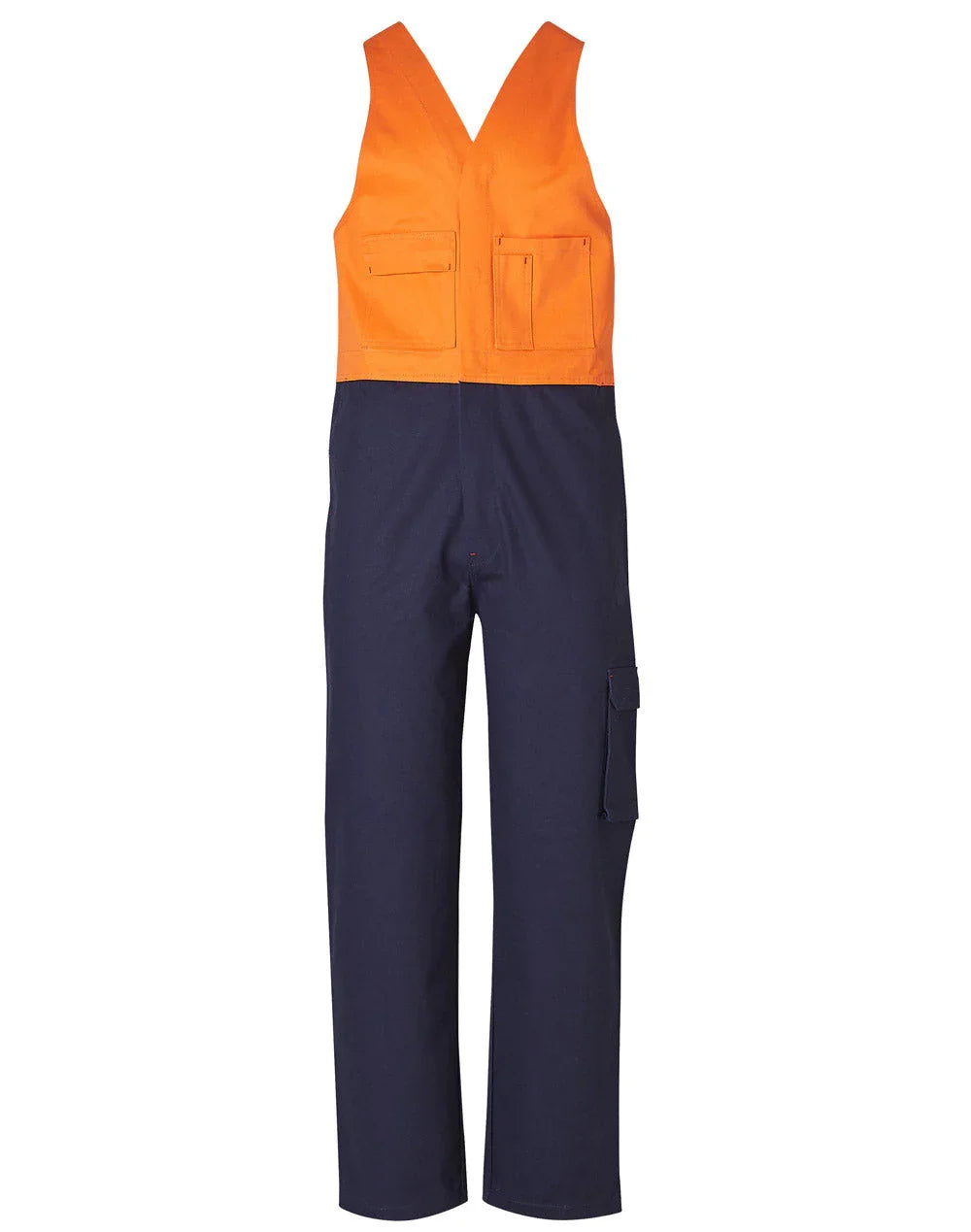 Mens Action Back Overall in Heavy Cotton Pre-shrunk Drill SW202 - PrintaPromo
