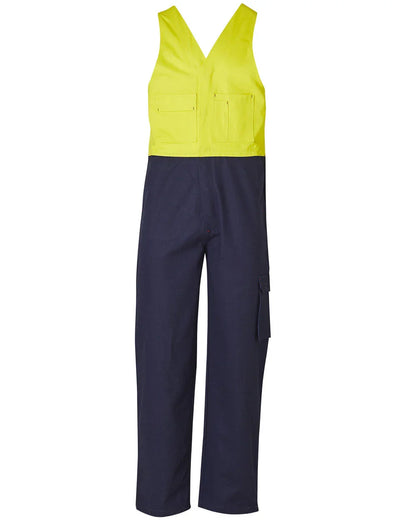 Mens Action Back Overall in Heavy Cotton Pre-shrunk Drill SW201 - PrintaPromo