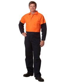 Mens Stout Size, Cotton Drill Coverall SW205 - PrintaPromo
