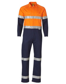 Mens Cotton Drill Coverall with 3M Scotchlite Reflective Tapes SW207 - PrintaPromo