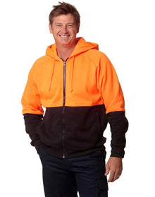 High Visibility TwoTone Fleecy Hoodie SW24 - PrintaPromo