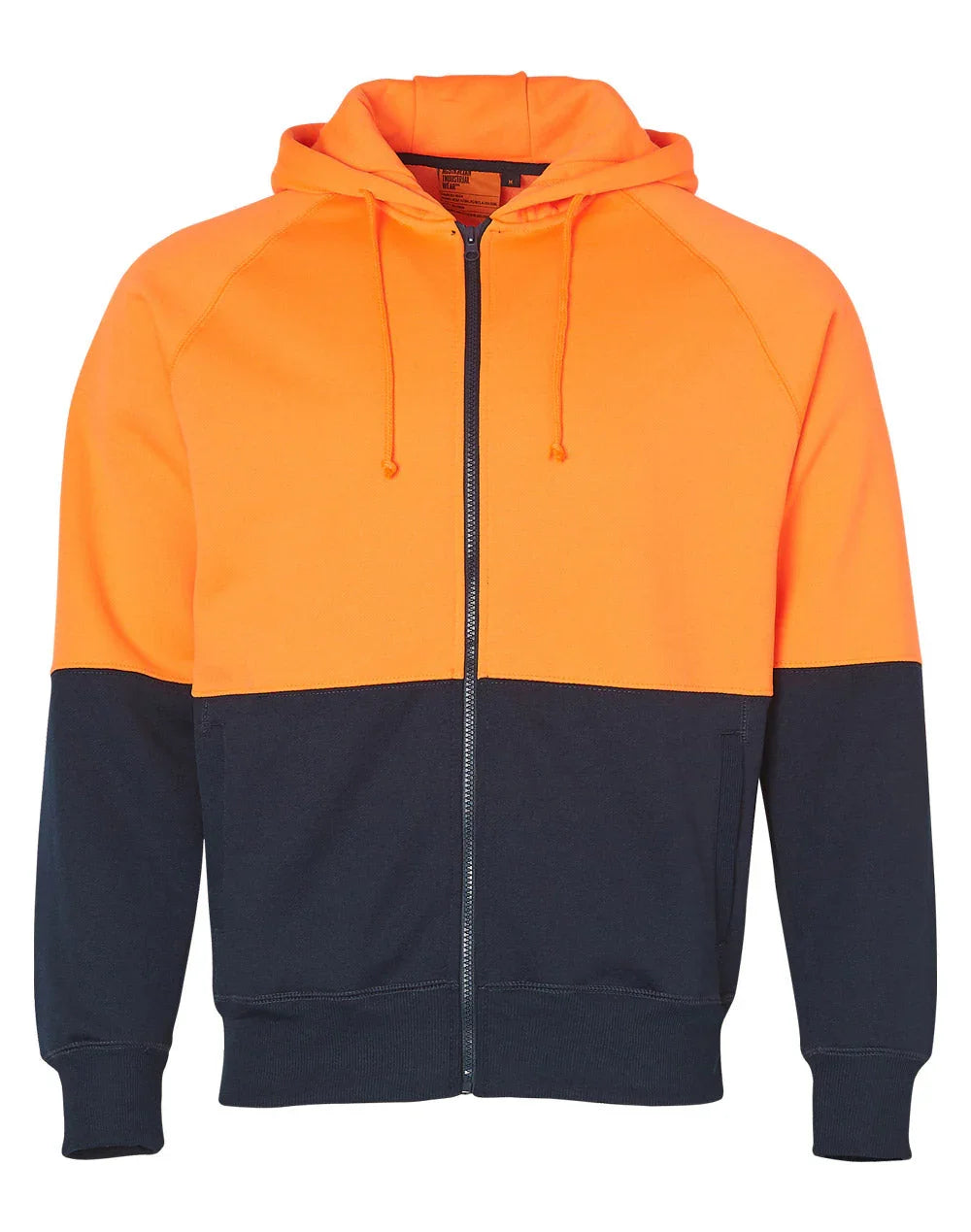 High Visibility TwoTone Fleecy Hoodie SW24 - PrintaPromo