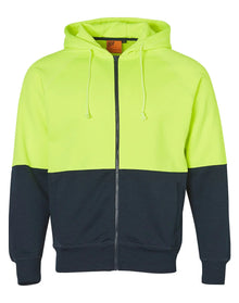 High Visibility TwoTone Fleecy Hoodie SW24 - PrintaPromo
