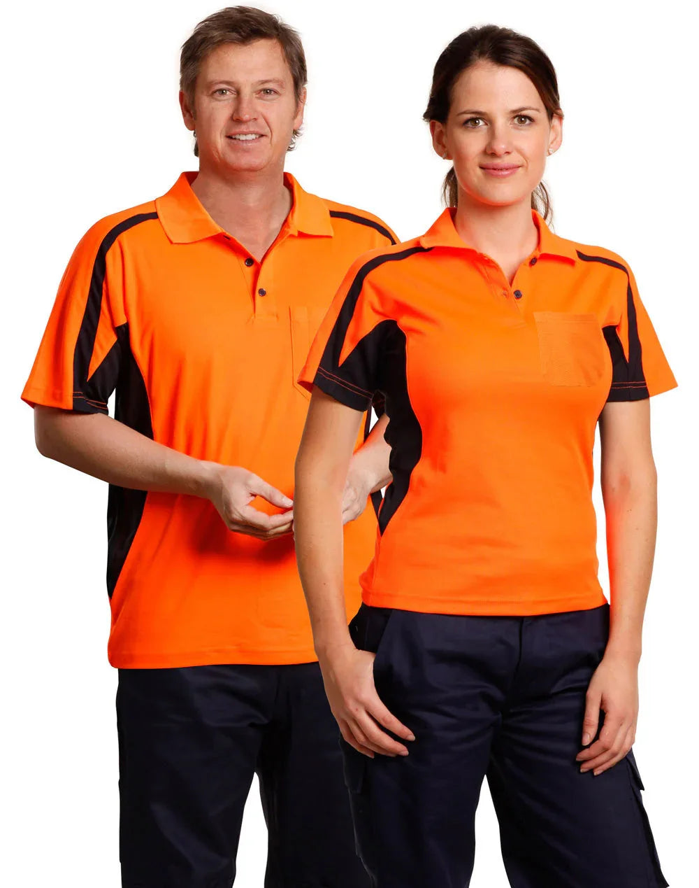 Mens TrueDry® Short Sleeve Safety Polo SW25 - PrintaPromo