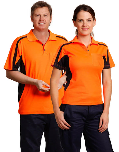 Mens TrueDry® Short Sleeve Safety Polo SW25 - PrintaPromo