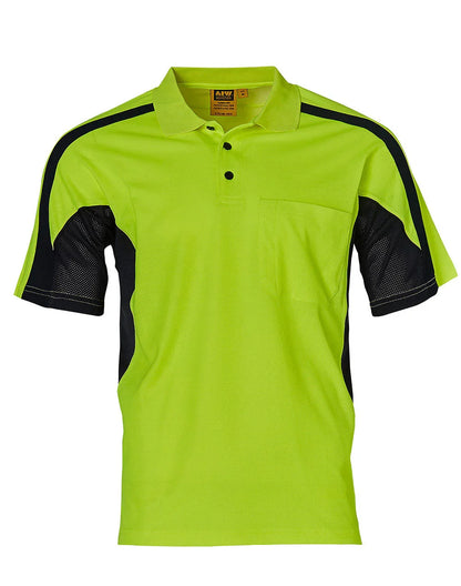 Mens TrueDry® Short Sleeve Safety Polo SW25 - PrintaPromo