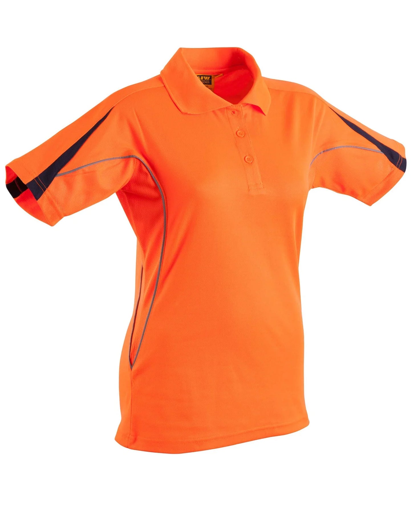 Ladies TrueDry® Hi-Vis Polo with Reflective Piping SW26A - PrintaPromo