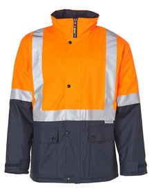 High Visibility Two Tone Jacket with Quilt Lining and 3M Tapes SW28A - PrintaPromo