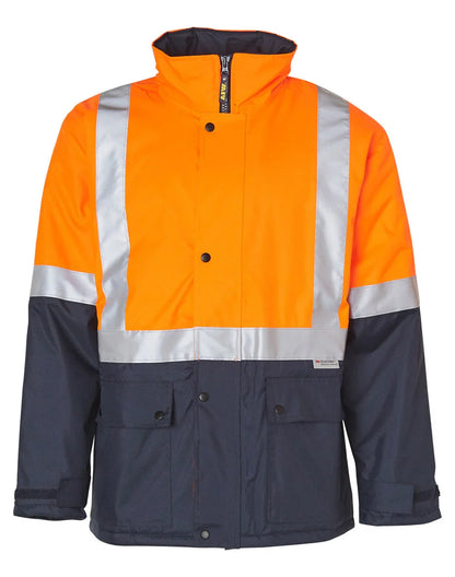 High Visibility Two Tone Jacket with Quilt Lining and 3M Tapes SW28A - PrintaPromo