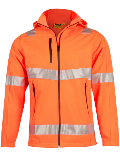 Adults’ HiVis Heavy Duty Softshell Jacket with 3M Tapes SW30 - PrintaPromo