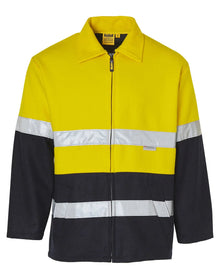 Hi-Vis Two Tone Bluey Safety Jacket with 3M SW31A - PrintaPromo