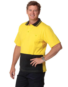 Mens 100% Cotton Jersey Safety Polo SW35 - PrintaPromo