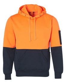 Adults’ Hi-Vis Two Tone Kangaroo Pocket Hoodie SW38 - PrintaPromo