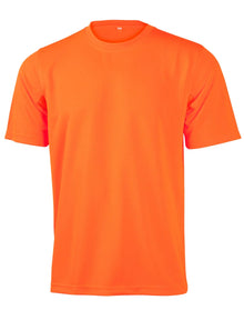 Adults’ Hi-Vis CoolDry® Mini Waffle Safety Tee SW39 - PrintaPromo