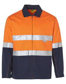 High Visibility Cotton Jacket With 3M Reflective Tapes SW46 - PrintaPromo
