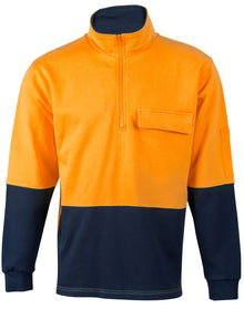 Hi-Vis Two Tone Cotton Fleecy Sweat SW47 - PrintaPromo
